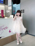G.DUCKKIDS小黃鴨女童漢服連衣裙夏裝2025新款兒童裙子夏季新中式小女孩中國 杏色 160 cm 曬單實(shí)拍圖