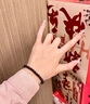 中國(guó)黃金（CHINA GOLD）酒紅色石榴石手鏈男女款轉(zhuǎn)運(yùn)珠水晶手串520情人節(jié)禮物送女友愛(ài)人 【今/次日達(dá)】石榴石手鏈-6mm 曬單實(shí)拍圖