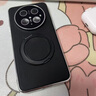 可可麗麗【360°旋轉支架】適用華為mate60pro手機殼華為mate60pro保護套甄選素皮防摔高級輕奢男女款雅典黑 曬單實(shí)拍圖