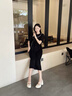 EXULL依思Q女鞋瑪麗珍鞋2025新款夏季高跟厚底單鞋耐磨防滑百搭休閑小皮鞋女 米白色 37 曬單實拍圖