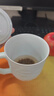 景德鎮(zhèn)（jdz）陶瓷家用中式手工長(zhǎng)城茶杯茶具帶蓋辦公泡茶杯喝茶水杯送老師禮物 影青浮雕山水茶杯 曬單實(shí)拍圖