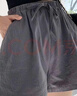 浪莎棉麻短褲女夏季a字外穿大碼運動(dòng)三分褲百搭高腰寬松休閑闊腿熱褲 曬單實(shí)拍圖
