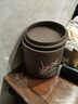江湖茶人宜興紫砂茶葉罐普洱密封陶瓷存茶罐七子餅大號(hào)密封儲(chǔ)茶罐罐茶盒 【平蓋】九餅紫泥蘭花 曬單實(shí)拍圖