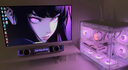 漫步者花再Halo SoundBar桌面音響音箱家用臺式電腦游戲音響長條有線音箱藍牙5.4RGB燈效 破曉白 曬單實拍圖