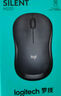 羅技（Logitech）M220 輕音鼠標 無線鼠標 辦公鼠標 對稱鼠標 帶無線微型接收器 灰黑色 曬單實拍圖