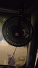 博爾改車載風(fēng)扇24v大貨車專用12V大風(fēng)力電風(fēng)扇旋轉(zhuǎn)低噪汽車風(fēng)扇 黑四葉夾子款【10寸24v】 車載風(fēng)扇 曬單實(shí)拍圖