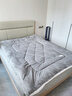 浪莎（langsha）羊羔絨被子冬季被芯180x200cm四季通用冬被加絨毛毯墊被褥子棉被 羊羔絨-紳士灰 【高克重雙面絨 親膚抗菌】 180x220cm冬被-重約6斤 曬單實(shí)拍圖