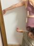 無(wú)印良品（MUJI）Walker 女式 易干 半長(cháng)收腿褲 BIG04A3S 打底褲 煙熏粉色 L 曬單實(shí)拍圖