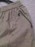 花花公子2025夏季新款薄款男士直筒印花五分中褲純棉中年寬松外穿休閑短褲 10301/522卡其 XL 曬單實(shí)拍圖