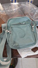 酷奇袋鼠斜挎小方包女包2025新款時(shí)尚多隔層牛津布防水斜掛包單肩帆布迷你 水藍色小號 曬單實(shí)拍圖