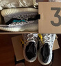 阿迪達斯YEEZY350條紋斑馬椰子夏日透氣男女休閑鞋IG9608 44 曬單實(shí)拍圖