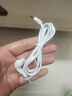 德希迪有線(xiàn)入耳耳機(jī)通話(huà)游戲音樂(lè)低音炮適用于蘋(píng)果6S華為小米vivo魅族OPPO手機(jī)電腦通用掛耳式耳麥 白色 曬單實(shí)拍圖