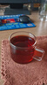 金灶（KAMJOVE）手工吹制純玻璃茶杯水杯品茗杯新款帶把玻璃杯耐高溫小茶杯花茶杯 K-106 120ml 4只 曬單實拍圖