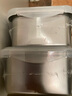 米膳葆（MISANBROO）微真空316不銹鋼保鮮盒食品級密封冰箱收納盒水果干果盒便當(dāng)飯盒 抗菌316鋼-2000ml（日歷款） 曬單實(shí)拍圖