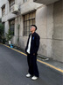 樂著LEZORA重磅環(huán)保染丹寧 13.4oz克萊因藍(lán)愛心襯衫牛仔夾克男 藍(lán)色 L 曬單實拍圖