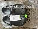 卡駱馳（crocs）檀健次同款洞洞鞋男女鞋涼拖拖鞋沙灘涼鞋 10001-001 M8W10 曬單實(shí)拍圖