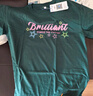 真維斯（JEANSWEST）100%全棉短袖女款夏季2025新款寬松小個(gè)子韓版t恤女裝落肩半袖衫 墨綠 絢爛星星_Z L 曬單實(shí)拍圖