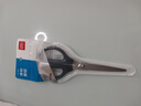 得力(deli)170mm辦公生活家用剪刀 中號剪子手工剪紙刀 辦公用品 藍色0603 曬單實(shí)拍圖