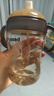 世喜嬰兒鴨嘴杯學(xué)飲杯6個(gè)月以上寶寶喝水奶瓶PPSU幼兒園吸管水杯 曬單實(shí)拍圖