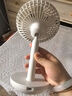 華凌美的【小風(fēng)扇】電風(fēng)扇風(fēng)寶usb充電扇家用吊扇小型米白壁掛便攜戶外露營(yíng)節(jié)能桌面電扇WH-FTD12S1 曬單實(shí)拍圖