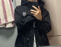 美職棒（MLB）官方?jīng)_鋒上衣女25秋季新款外套男潮流連帽防風防潑水情侶運動夾克 洛杉磯道奇/紫色 L 175/96A 曬單實拍圖