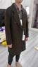 伯爵卓爾100%純羊毛呢大衣男中長(cháng)款加厚寬松西裝領(lǐng)秋冬通勤保暖高級感外套 曬單實(shí)拍圖