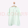 維尼酷克嬰兒睡袍春秋純棉a類(lèi)寶寶長(cháng)袖睡衣新生兒防踢護肚睡裙秋季家居服 夏季-薄款提花睡袍【綠色】 80 曬單實(shí)拍圖