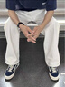杉努褲子男夏季潮流百搭寬松純棉直筒休閑復(fù)古潮牌春秋款拖地闊腿長(zhǎng)褲 628白色 XL 曬單實(shí)拍圖