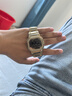 卡西歐（CASIO）明星同款35周年限定小方塊金屬小方表金磚銀磚手表男士腕表送男友 GMW-B5000GD-9 太陽能+藍牙+電波 曬單實拍圖