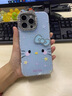 福順奢貓耳鏡框閃粉KT貓適用iphone16promax手機殼蘋果15pro可愛氣質(zhì)女款14爆款13pro高級超火防摔 藍色【閃粉大臉kt貓】貓耳鏡框丨立體蝴蝶結(jié) iPhone 16 Pro Max 曬單實拍圖
