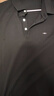 雅戈爾（YOUNGOR）短袖POLO衫男翻領(lǐng)保型領(lǐng)設計棉滌面料手感舒適新polo衫 VSPC533113ACA黑色 XL 曬單實拍圖