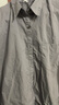 moussy&sly新品半透明休閑條紋設計休閑長(cháng)袖襯衫030GSZ30-2290 深灰色163 均碼 曬單實(shí)拍圖