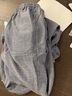 美標（MEIBIAO）商場(chǎng)同款送禮男七分袖純棉睡衣女可外穿套裝春秋情侶全棉家居服冬 牛仔藍 XL 曬單實(shí)拍圖