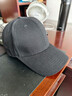 MARCWOOD 帽子男秋冬 大頭大號棒球帽 夏季大碼大頭圍 胖臉潮流顯瘦遮陽(yáng)帽 硬頂黑色（四季通用） XL 加大碼61-67cm 曬單實(shí)拍圖
