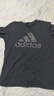 adidas休閑純棉上衣圓領短袖T恤男裝夏季新款阿迪達斯官方輕運動 黑色   XL 曬單實拍圖