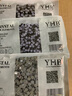 新品奧鉆五彩平底燙鉆 衣服DIY貼鉆補(bǔ)鉆帶膠幻彩鉆深藍(lán)鉆燙圖配飾 白色4毫米16號(hào)鉆一包數(shù)量1440顆 曬單實(shí)拍圖