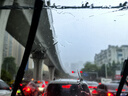 京東京造小黑傘 三折晴雨傘便攜晴雨兩用加固防曬防紫外線遮陽傘23寸105cm 曬單實拍圖