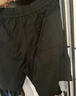 森馬（Semir）休閑中褲男運(yùn)動(dòng)五分短褲青少年純色百搭夏季寬松直筒褲子抽繩 黑色90001 L 曬單實(shí)拍圖