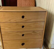 原始原素 全實(shí)木斗柜橡木收納柜現代簡(jiǎn)約臥室儲物柜自由組合收納柜B2101 寬4抽*1-740*400*750 具體規格看主圖第二張 曬單實(shí)拍圖
