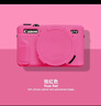 蜀壹適用佳能g7x2保護(hù)套 Mark II包鋼化膜學(xué)生黨便捷防摔硅膠套軟套貼膜配件 G7X2(Mark II)-贈(zèng)鋼化膜【玫紅色】 曬單實(shí)拍圖