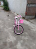 博美倫兒童自行車6-10歲公主款學(xué)生車8-15歲小孩腳踏車單車中小學(xué)生 【黑胎】粉色+禮包 20寸（適合身高125-145cm） 曬單實(shí)拍圖