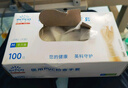 英科醫(yī)療一次性醫(yī)用手套PVC防護手套 清潔洗碗家務食品級手套 中號M碼 曬單實拍圖