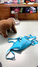狗狗美容吊床狗狗剪毛固定架dog cat hammock貓咪狗狗剪指甲吊床 藍色(吊帶款) S(建議6-1斤) 曬單實(shí)拍圖