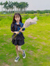 G.DUCK HELLO女童套裝裙子夏裝2025新款牛仔兒童裝夏季連衣裙女大童洋氣公主裙 圖片色 120 cm 曬單實(shí)拍圖