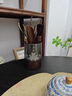 澤名家高端茶道六君子新款木功夫茶具配件茶夾茶勺茶刀茶針 云錦·茶道六君子(木) 曬單實(shí)拍圖