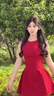 GARNUO紅色連衣裙子女夏季法式訂婚禮服裙敬酒服小個子無袖背心收腰短裙 紅色 S 【80-100斤】 曬單實(shí)拍圖