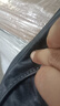 駱駝牌男士抓花牛皮軟底套腳舒適商務(wù)休閑樂福皮鞋P14S155013黑色39 曬單實(shí)拍圖
