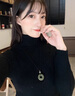 汐唯輕奢和田玉雙面貔貅平安扣吊墜男女青玉皮丘貔貅玉石掛件玉墜玉佩 璽晶級和田玉貔貅雙面雕刻 曬單實(shí)拍圖