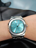 愛(ài)沃馳瑞士手表男機械表進(jìn)口機芯全自動(dòng)機械男表夜光防水方形男士手表 冰藍鋼帶/進(jìn)口機芯+原裝表帶 曬單實(shí)拍圖