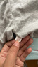 格格親兒童褲子男童女童款夏裝褲子寶寶短褲夏季休閑純棉五分褲運動褲 灰色帽子熊 120碼，推薦110-120cm 曬單實拍圖